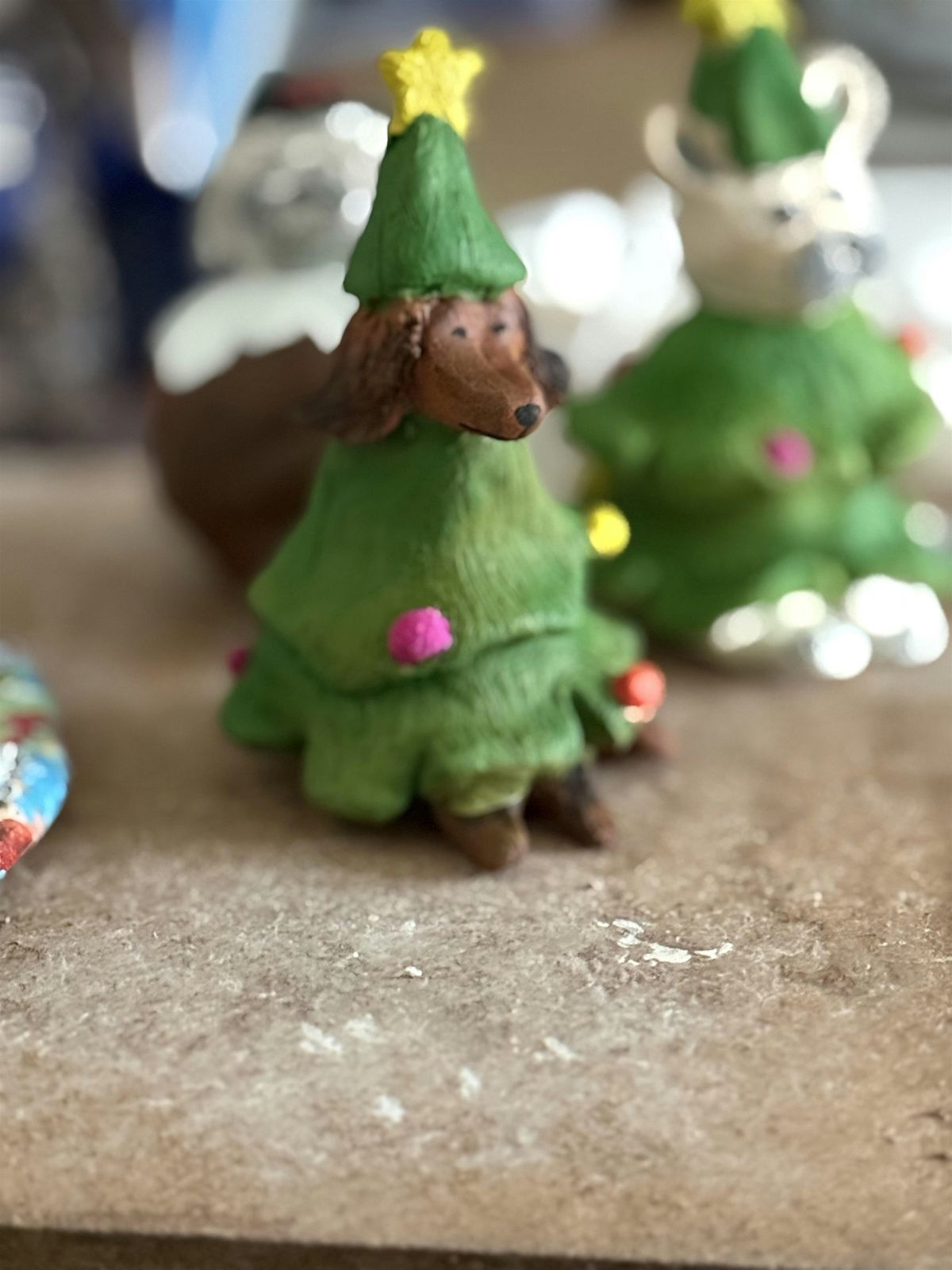 Christmas Pet Ornament Clay workshop