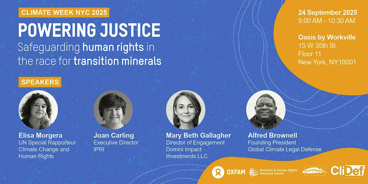 Safeguarding Human Rights in the Race for Transition Minerals