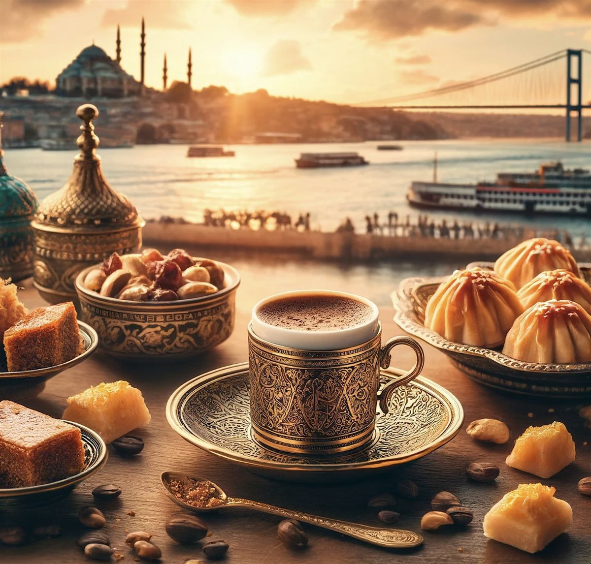 Turkish Coffee and Appetizers Event