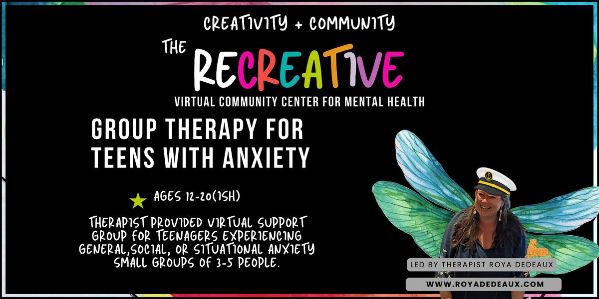 Group Therapy for Teens with Anxiety