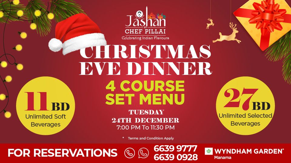 Christmas Eve Dinner at Jashan by Chef Pillai