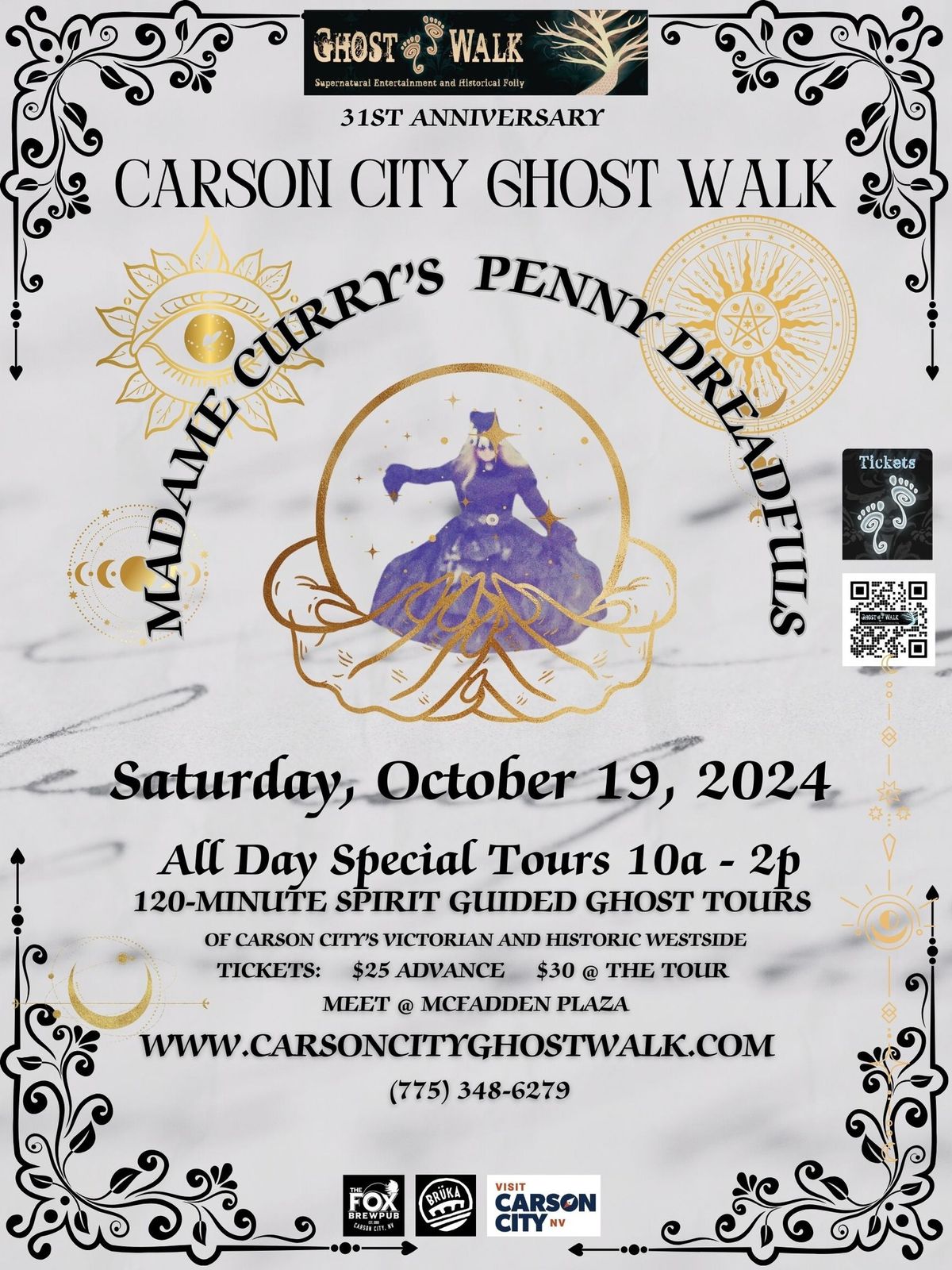 Carson City Ghost Walk "Light Of Day" Tours - 10\/19\/24