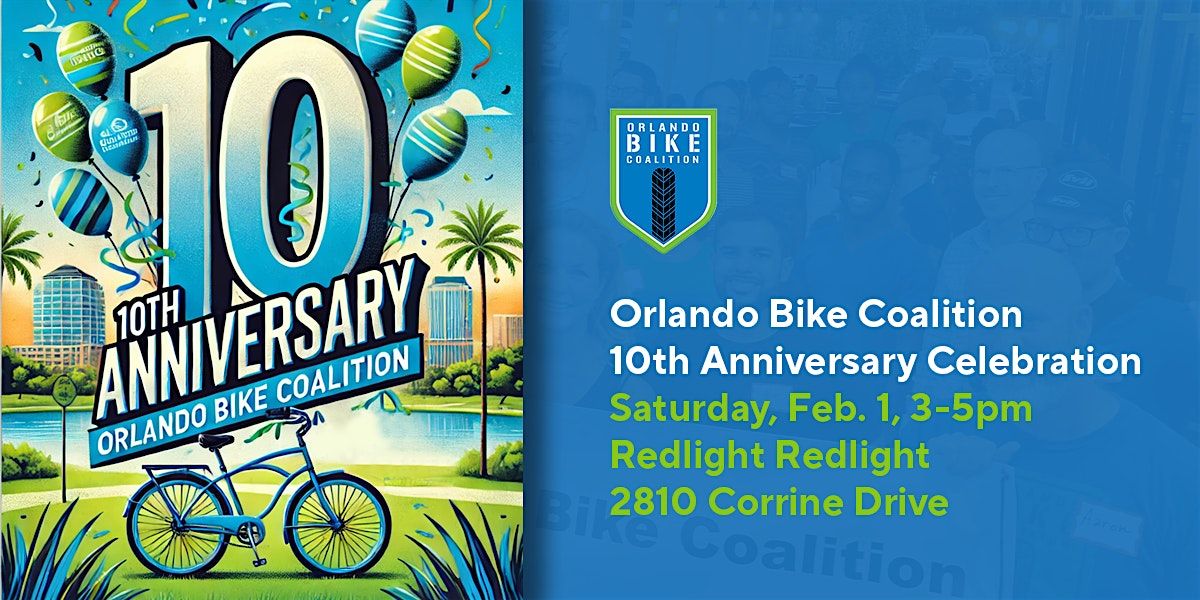 Orlando Bike Coalition 10th Anniversary Celebration