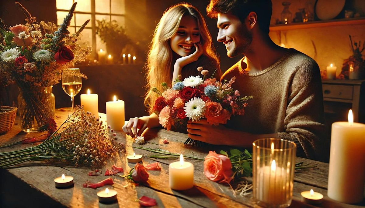 Radiant Romance: Couple Candlelight Bouquet Making Workshop