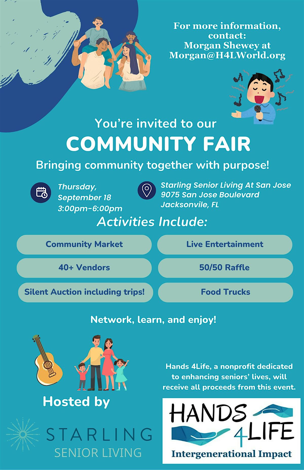 Community Fair Hosted by Starling Senior Living x Hands 4Life