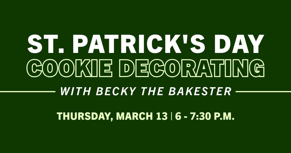 St. Patrick's Day Cookie Decorating