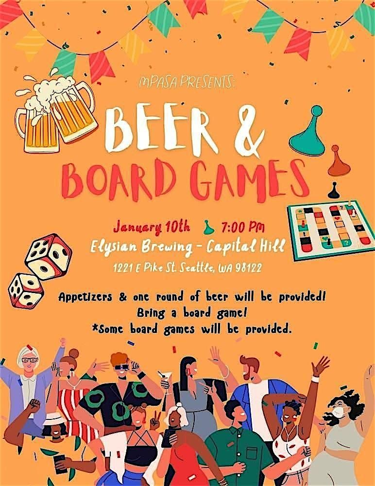 MPASA Presents: Beer and Board Games!