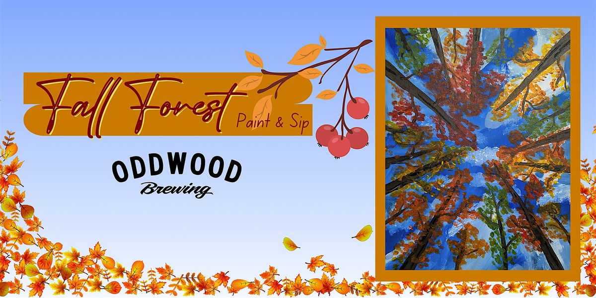 Fall Forest Paint & Sip