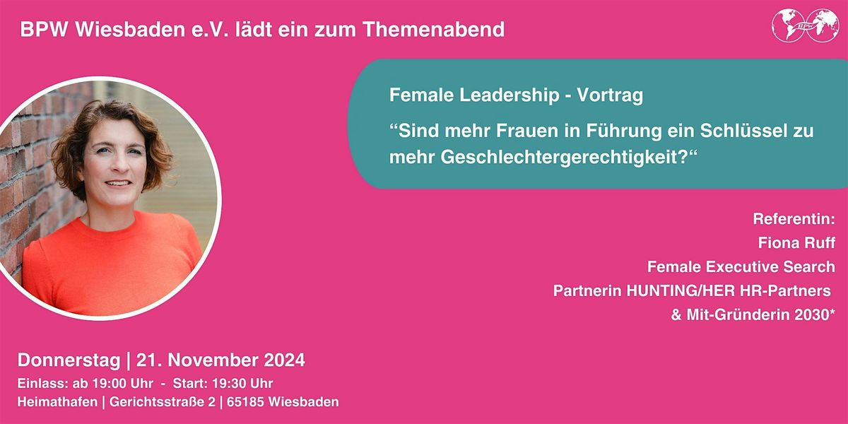 "Frauen in F\u00fchrung -  ein Schl\u00fcssel zu mehr Geschlechtergerechtigkeit?"