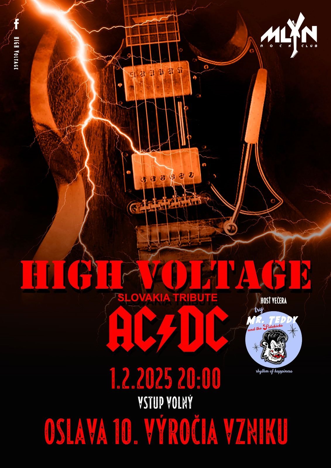 HIGH VOLTAGE AC\/DC Slovakia Tribute Band v RC Mlyn 