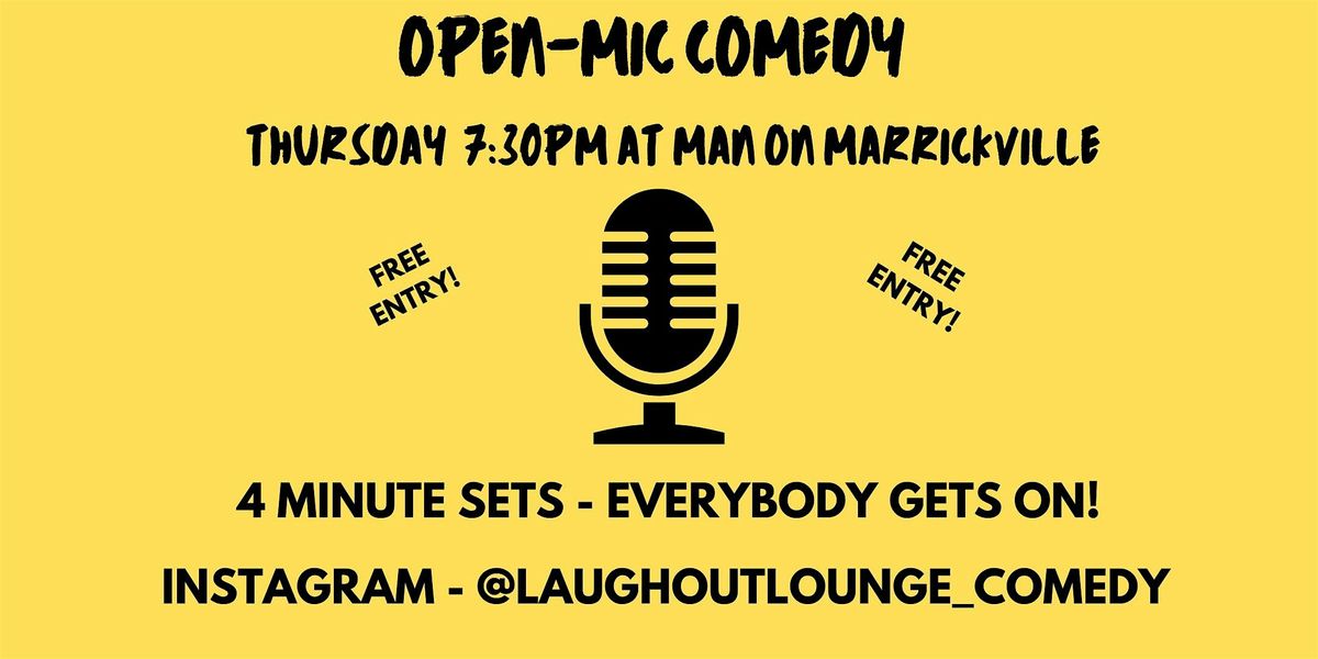 LaughOutLounge Comedy Open Mic Night