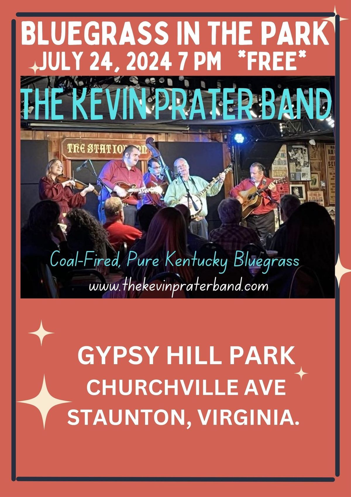 The Kevin Prater Band returns to Bluegrass in the Park