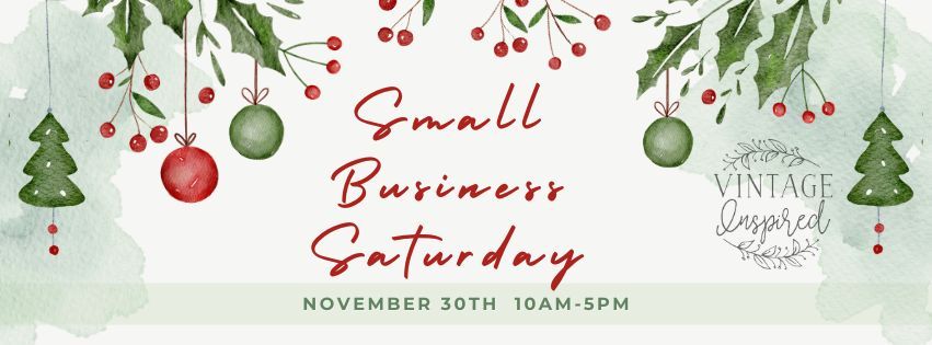 Small Business Saturday