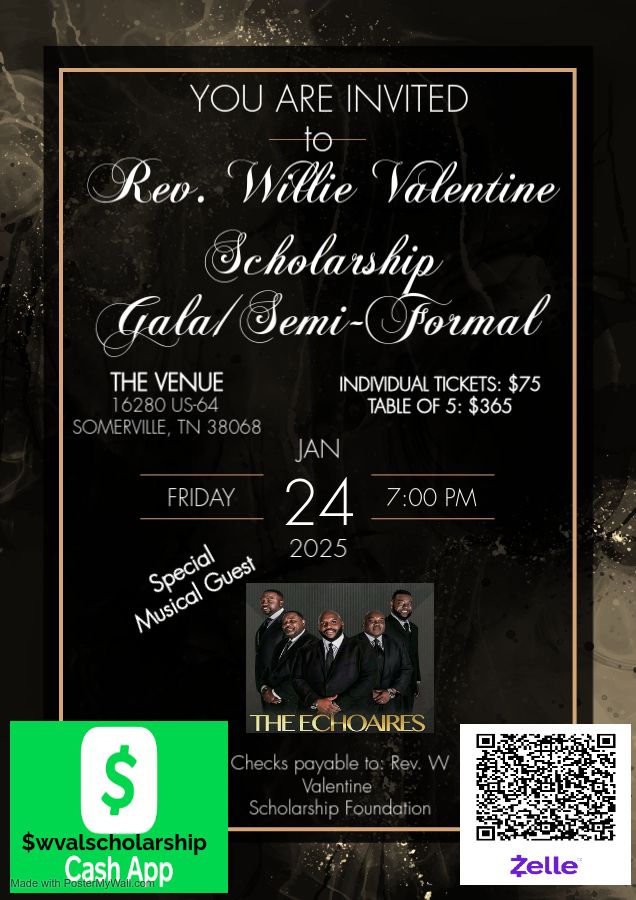 Rev. Willie Valentine, Sr. Scholarship Foundation Gala  