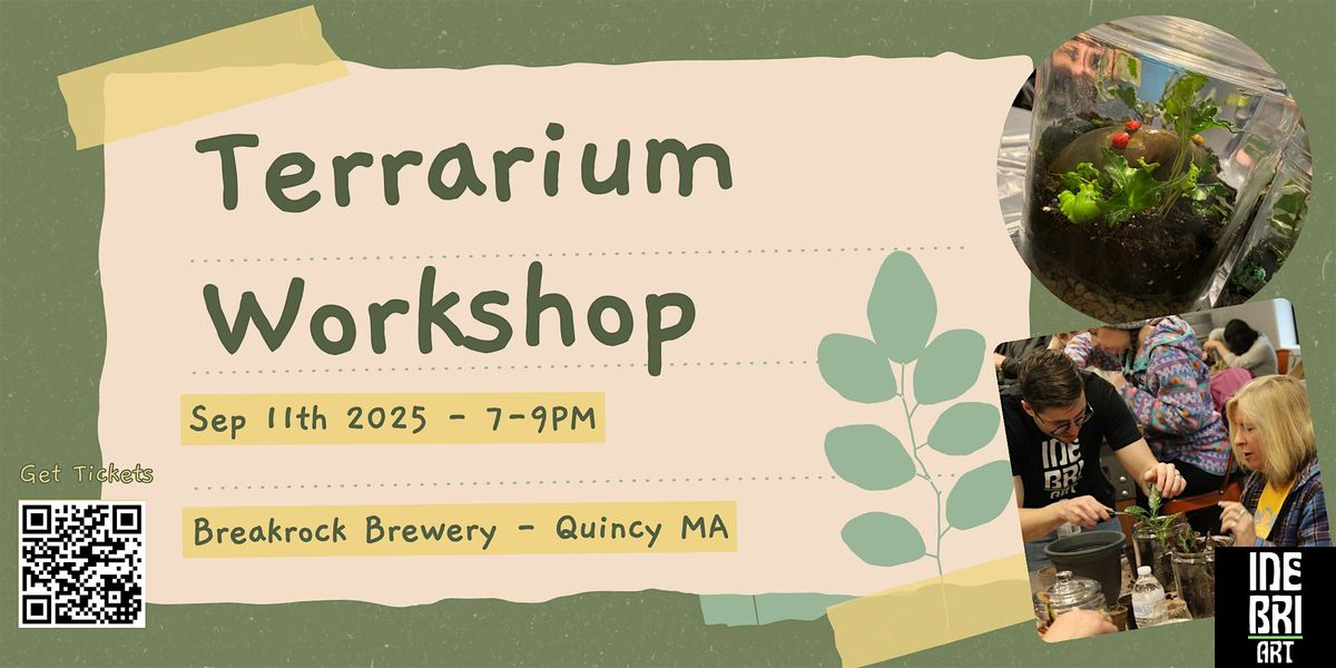 Terrarium Workshop at Break Rock Brewing