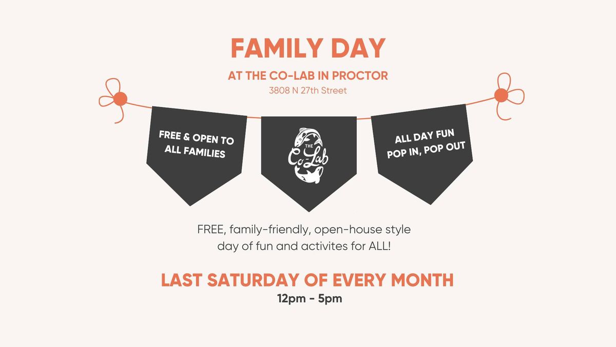 August Family Day @ The Co-Lab