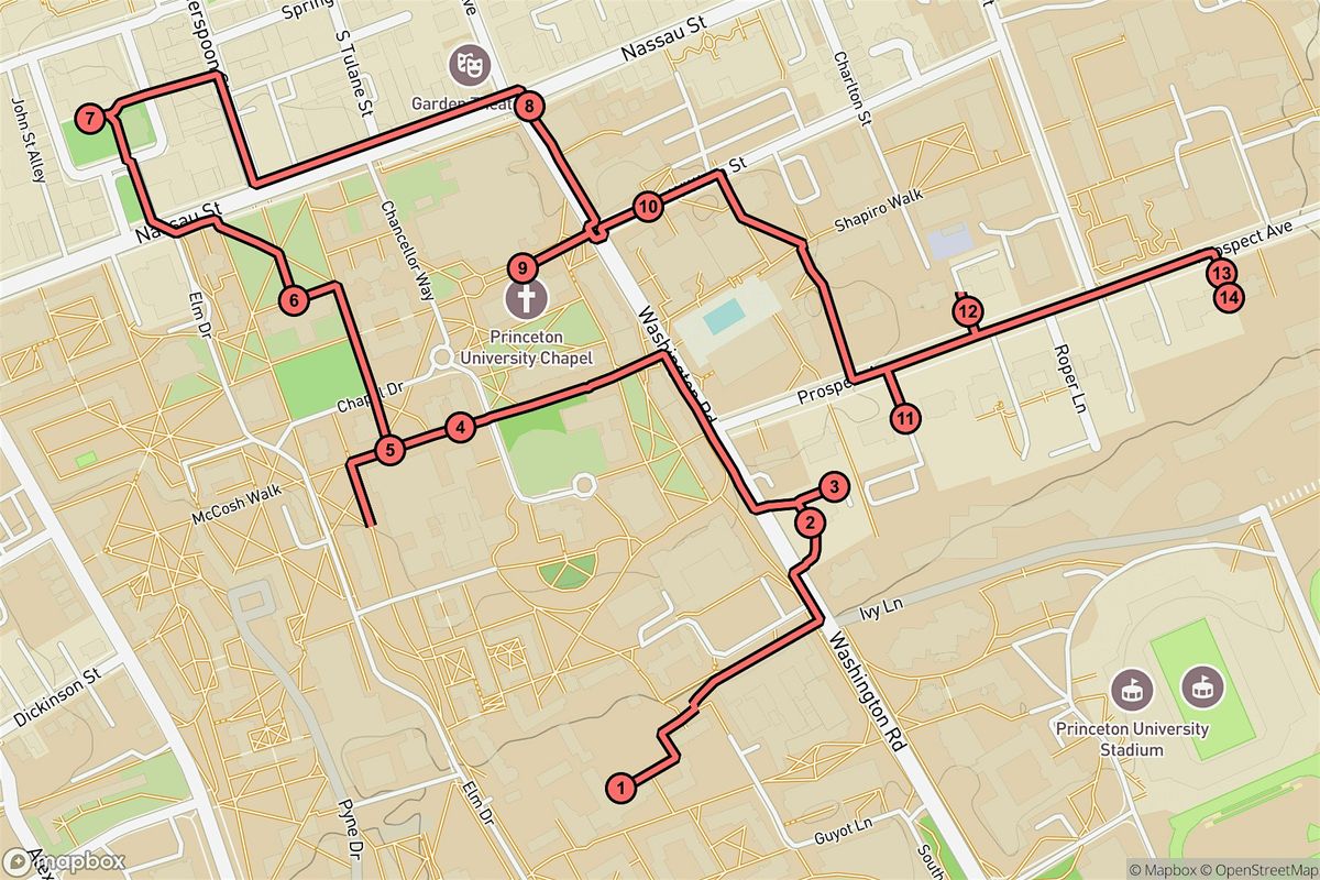 Princeton Audio Tour: Ivy Walls, Secret Societies & Sculpted Minds