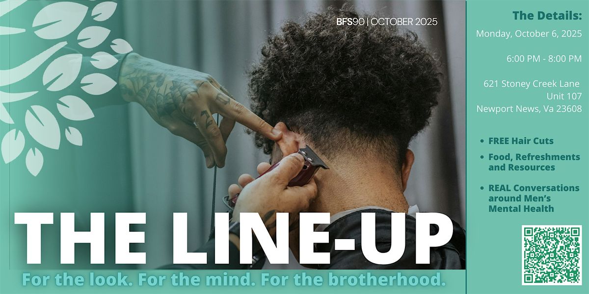 The Line-Up: A Barbershop Men\u2019s Mental Health Event