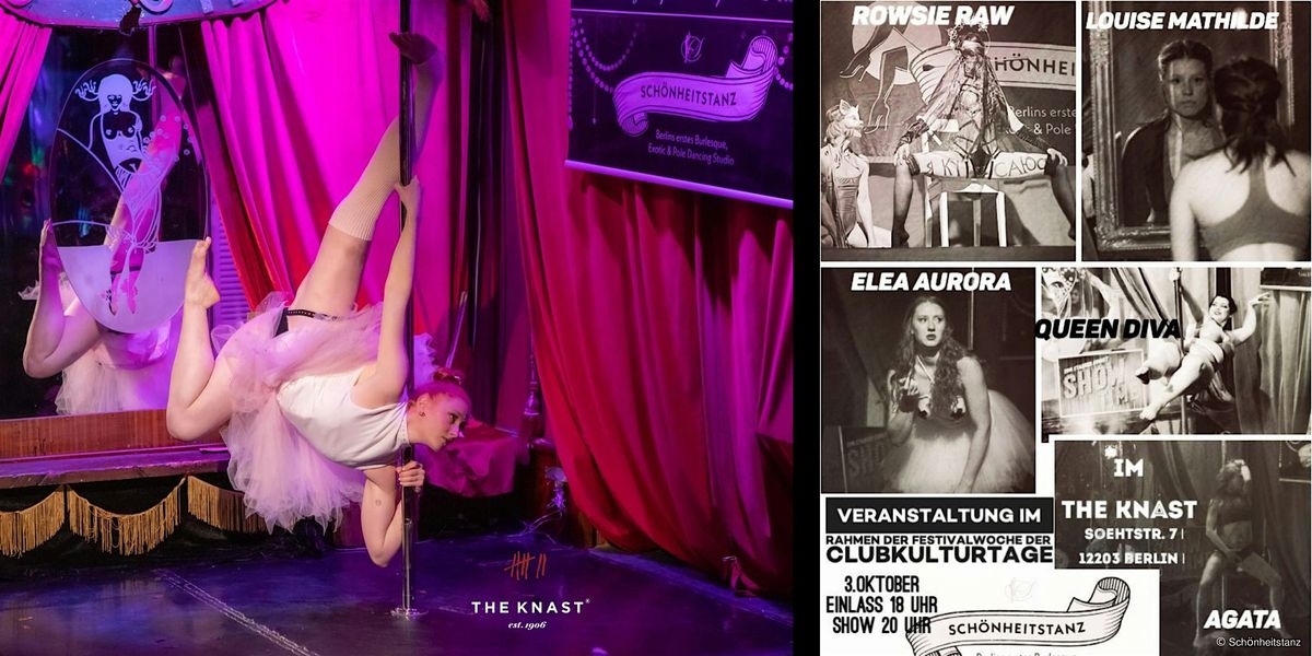 Night of Burlesque & Polesque im THE KNAST - mit Studio Sch\u00f6nheitstanz