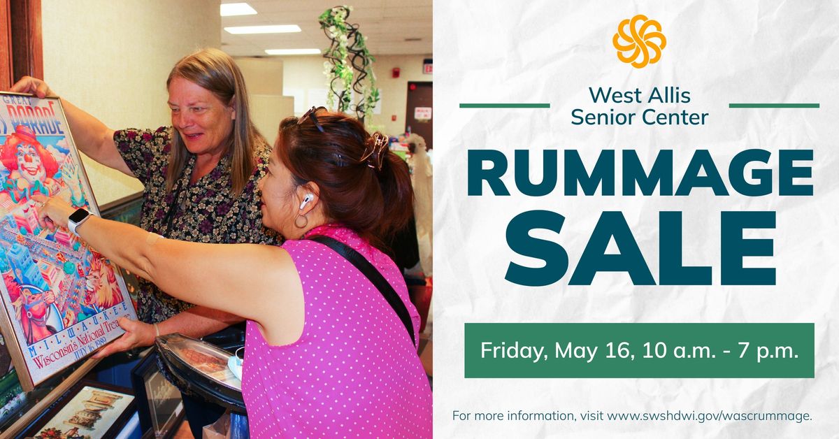 Senior Center Rummage Sale