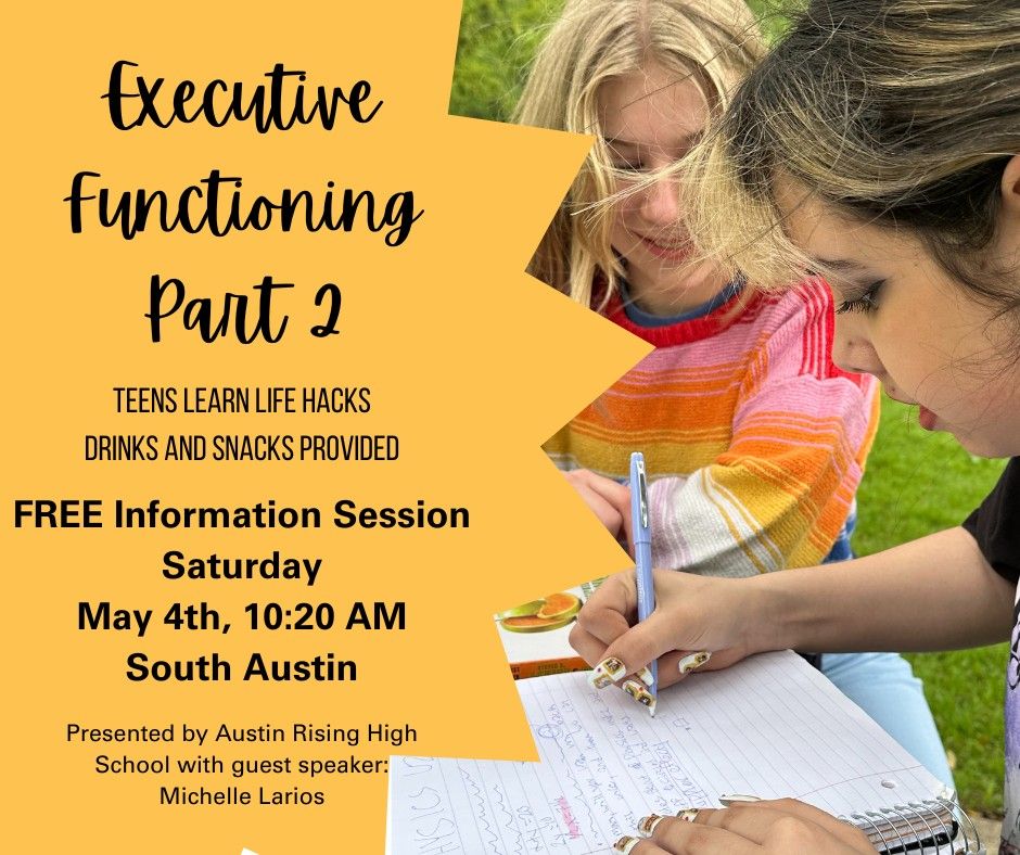 Executive Functioning - Part 2 for TEENS