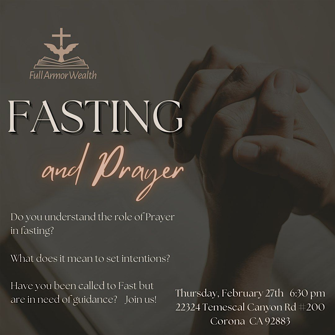 Fasting and Prayer