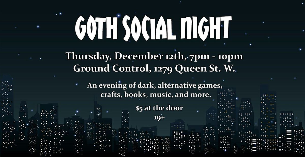 Goth Social Night