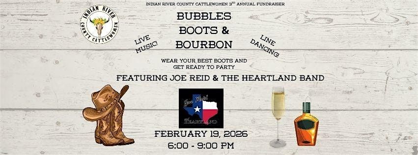 Indian River County Cattlewomen Bubbles, Boots & Bourbon Fundraiser