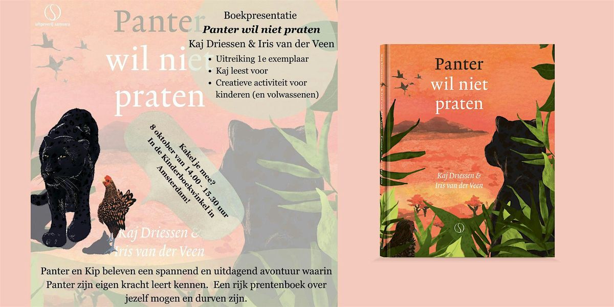 Boekenfeestje 'Panter wil niet praten'