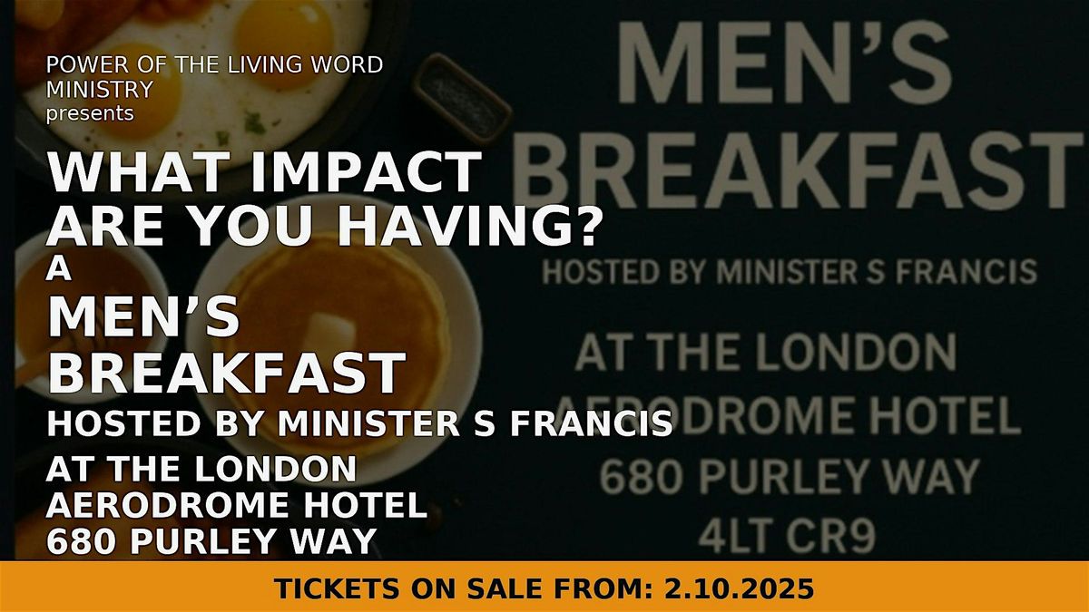 Men!!! What impact are you having?