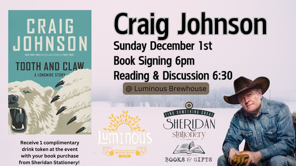 Book Signing & Discussion with author Craig Johnson