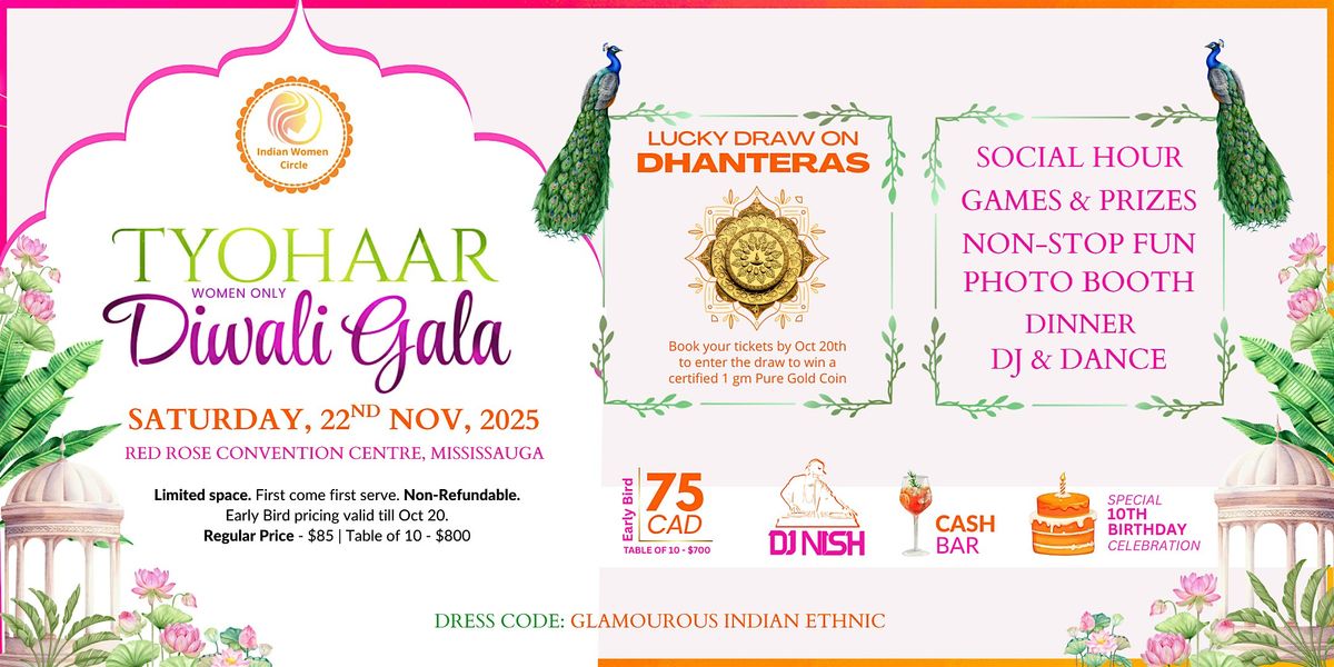 IWC 7th Annual Tyohaar Diwali Gala 2025 & 10th Year Anniversary Celebration