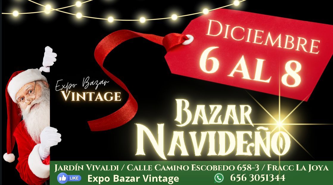 Expo Bazar Vintage\/ Edici\u00f3n Navide\u00f1a 2024