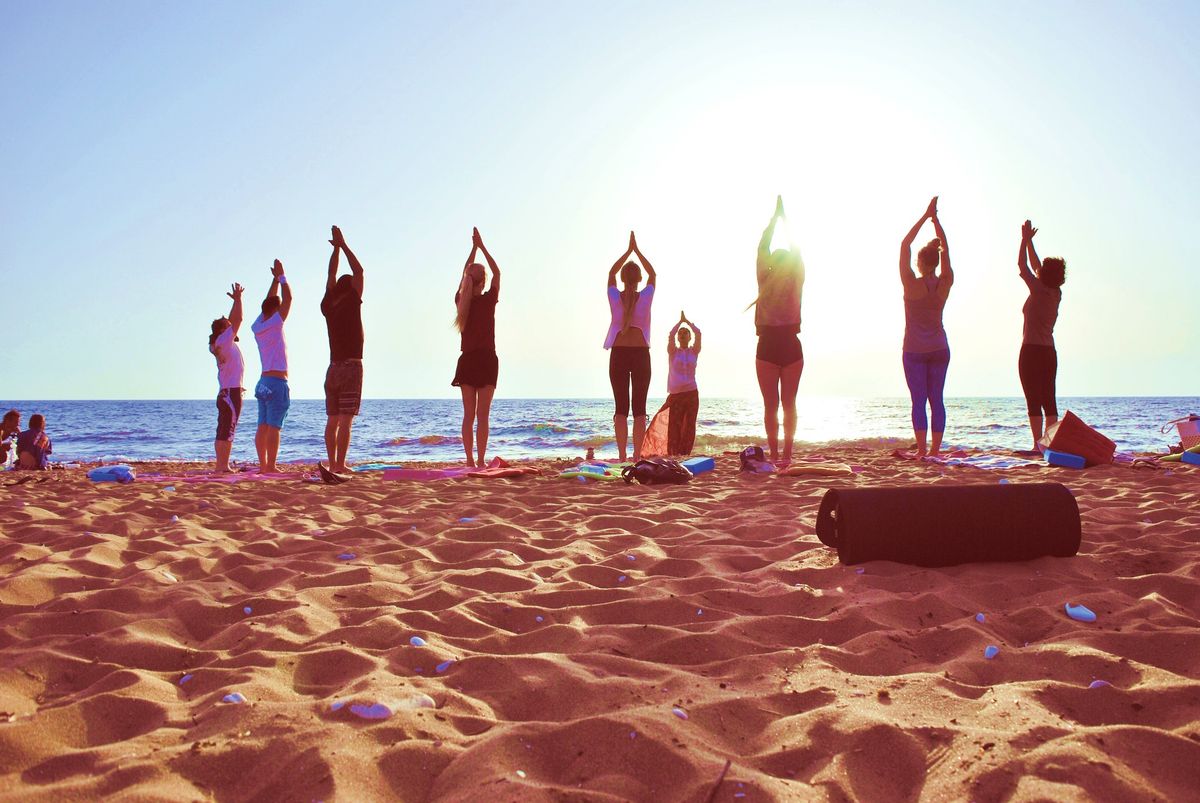 Sunset Yoga Bliss at Sandy Beach -Thursday 04\/07