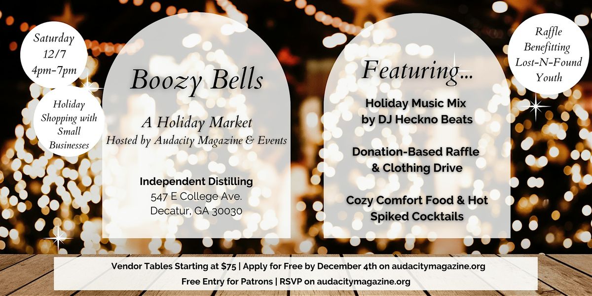 Boozy Bells: A Holiday Market