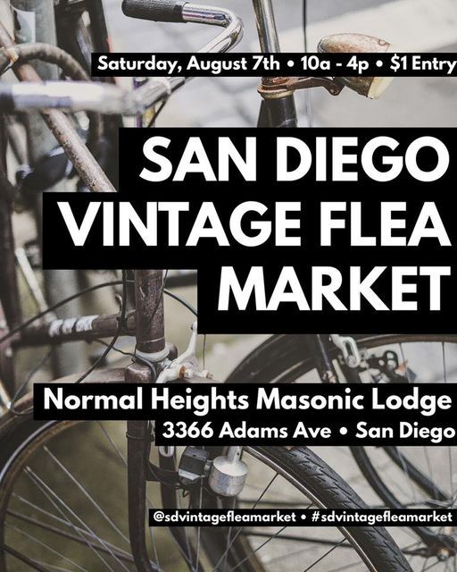 San Diego Vintage Flea Market - 8\/7