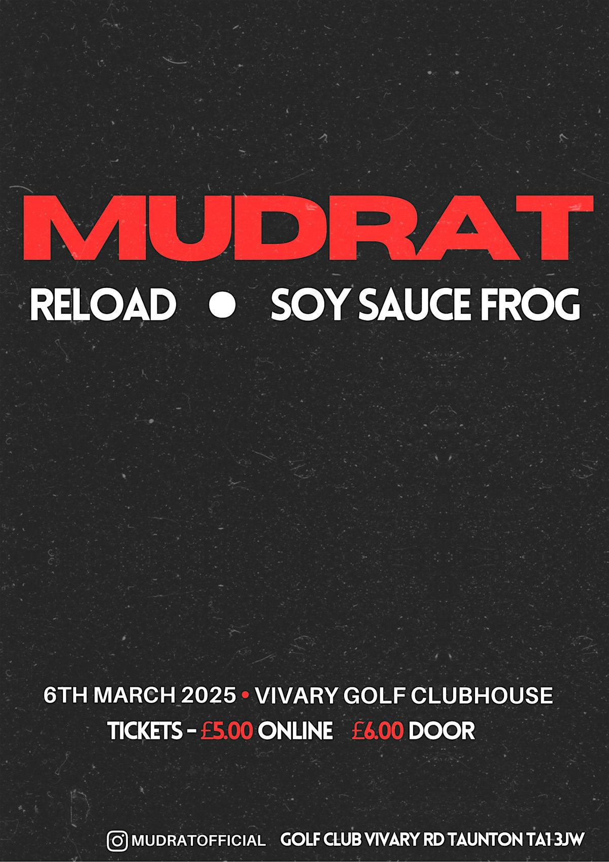 MUDRAT - LIVE FROM VIVARY GOLF CLUBHOUSE -  WITH SUPPORT