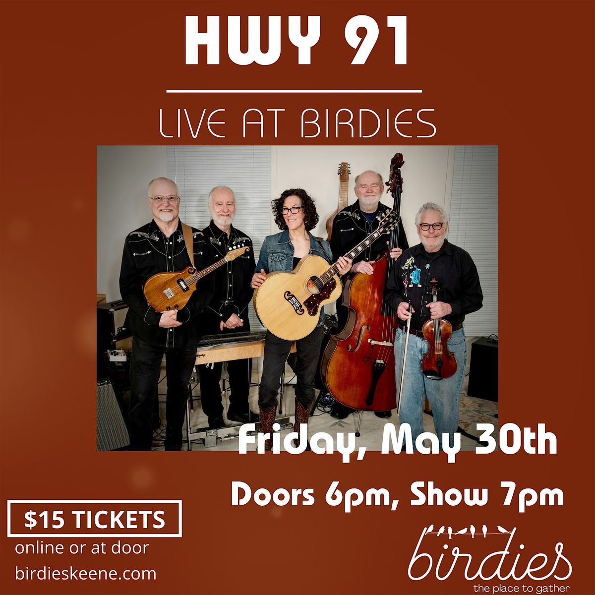 HWY 91- LIVE at Birdies!