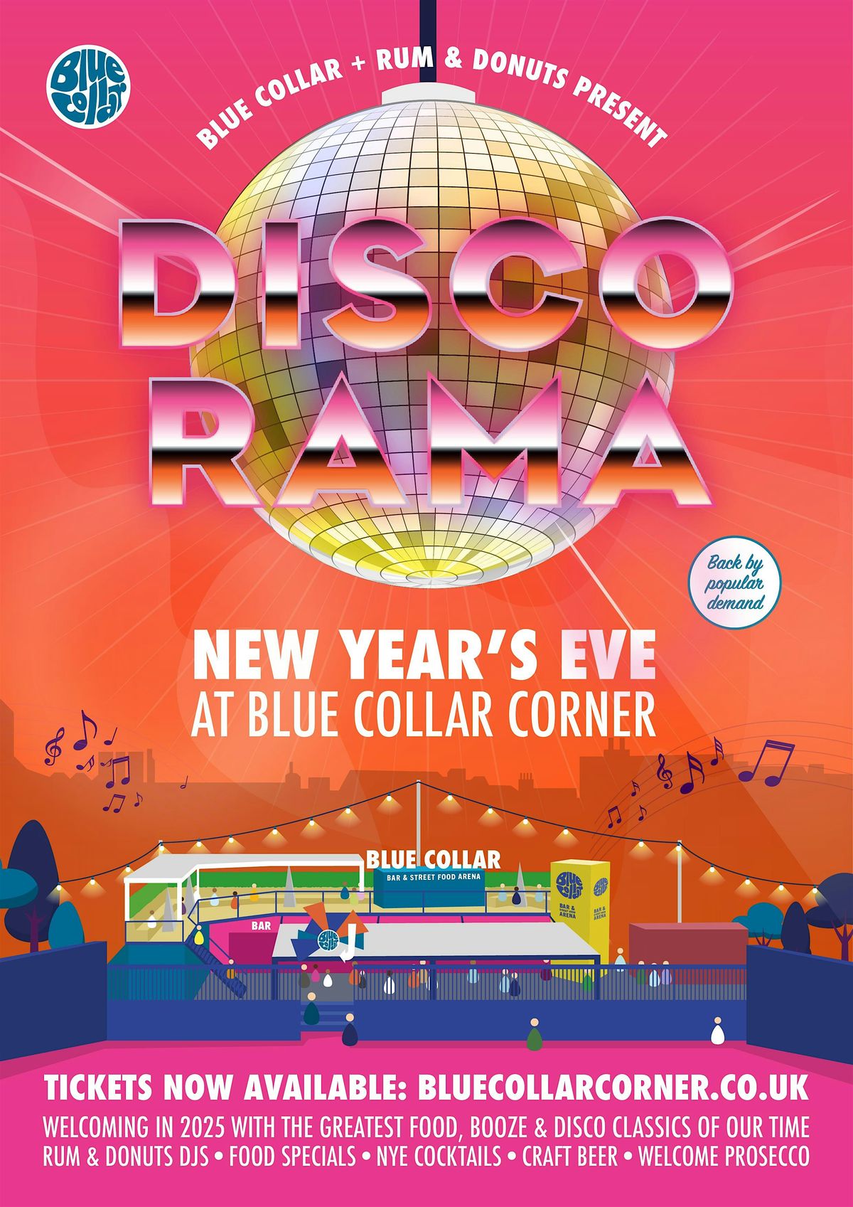 DISCORAMA - NYE at Blue Collar Corner