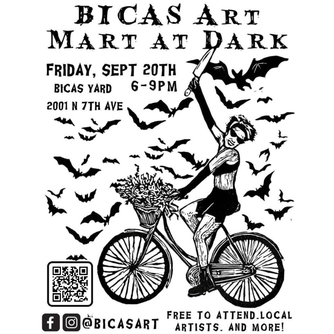 BICAS Art Mart at Dark!