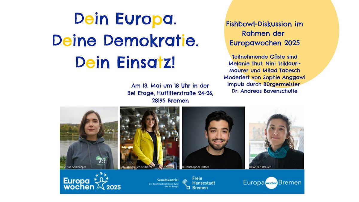 Dein Europa. Deine Demokratie. Dein Einsatz!