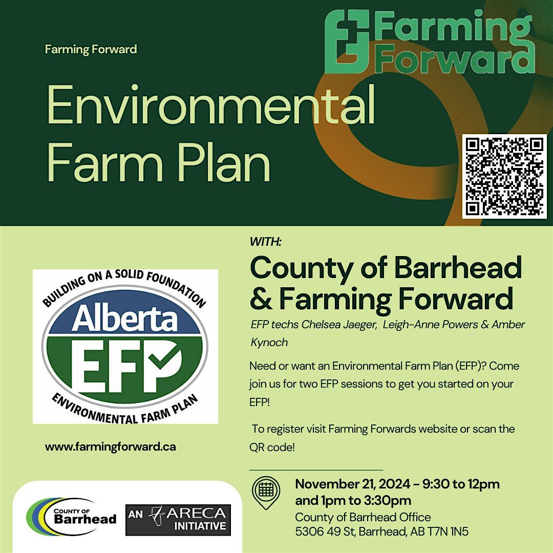 Environmental Farm Plan Sessions - County of Barrhead