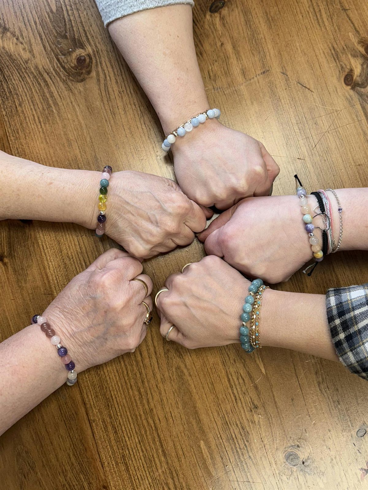 Gemstone Stretch Bracelet Making Class