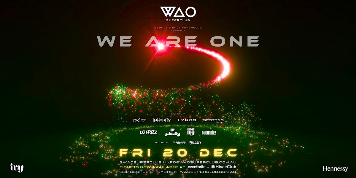 FRI 20 DEC - XMAS @ WAO SUPERCLUB