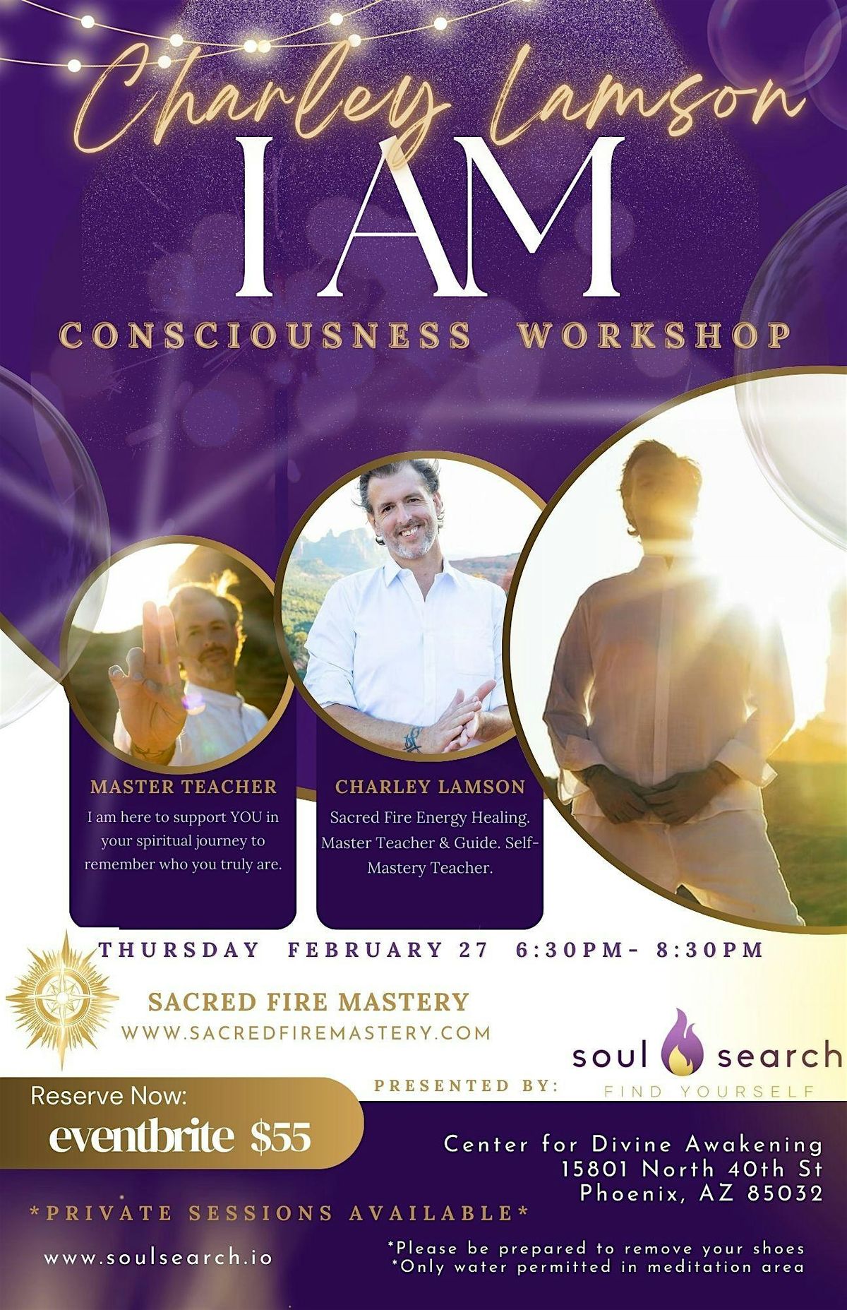 I AM: Consciousness Workshop with Charley Lamson