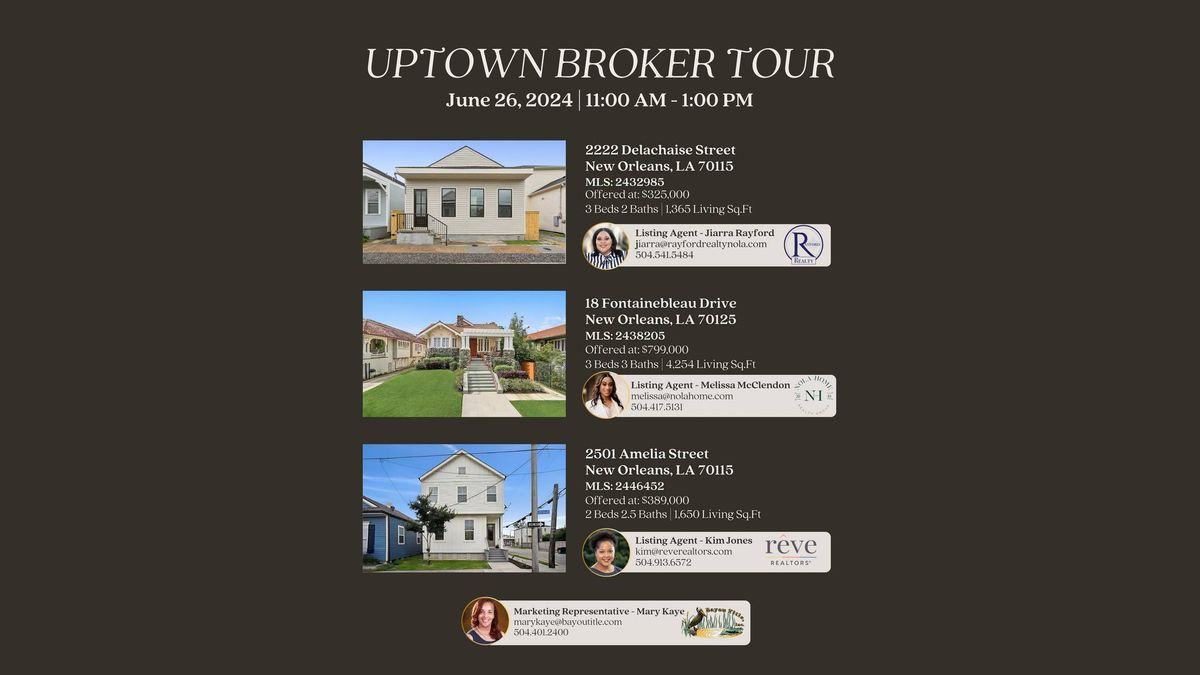 Uptown Broker Tour