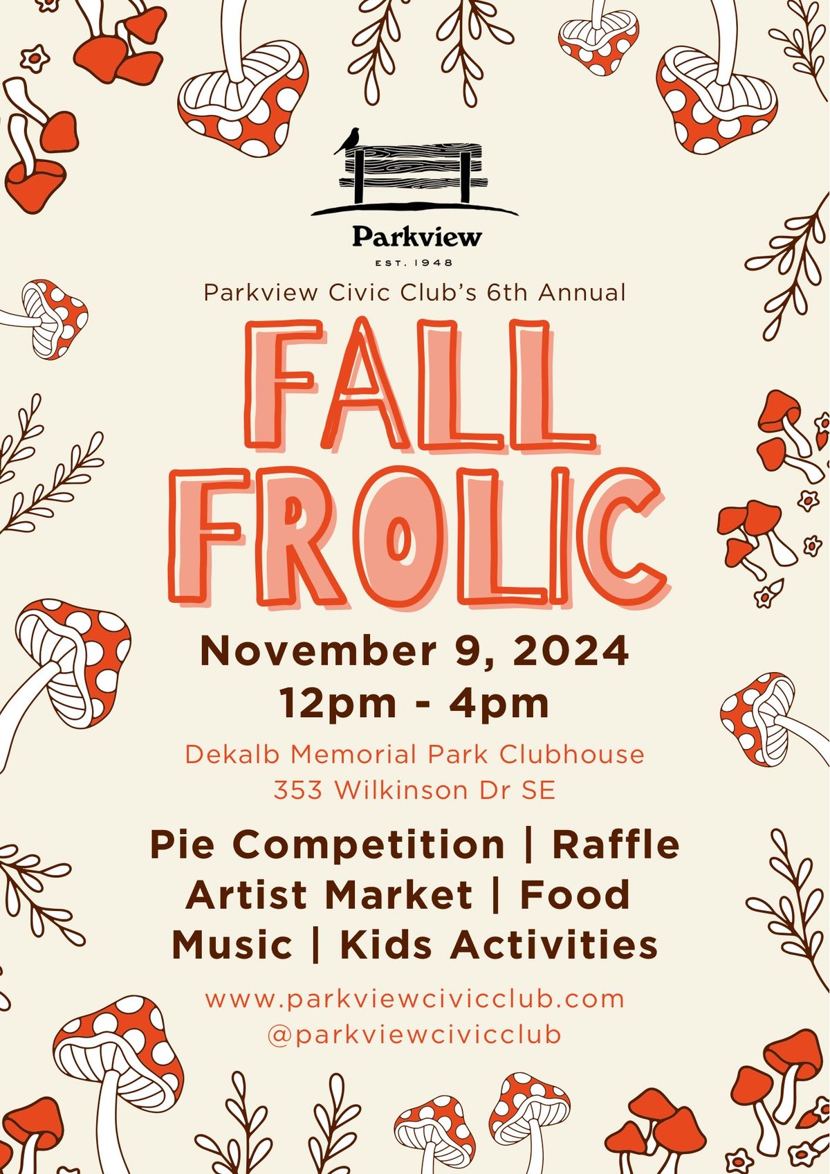 Parkview Fall Frolic '24