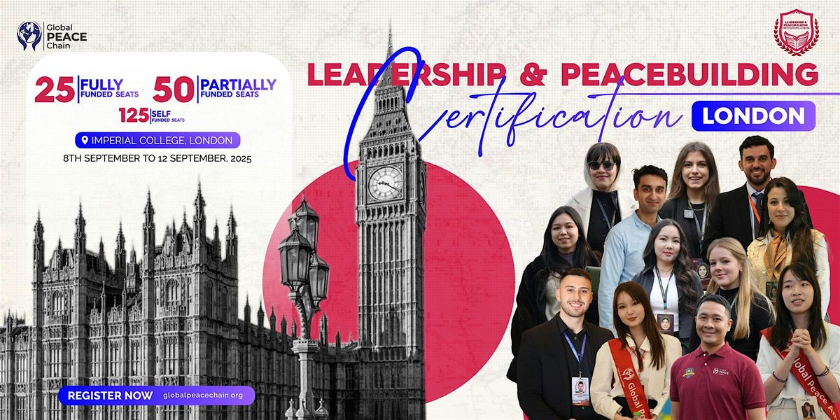 Leadership & Peacebuilding Certification London 2025