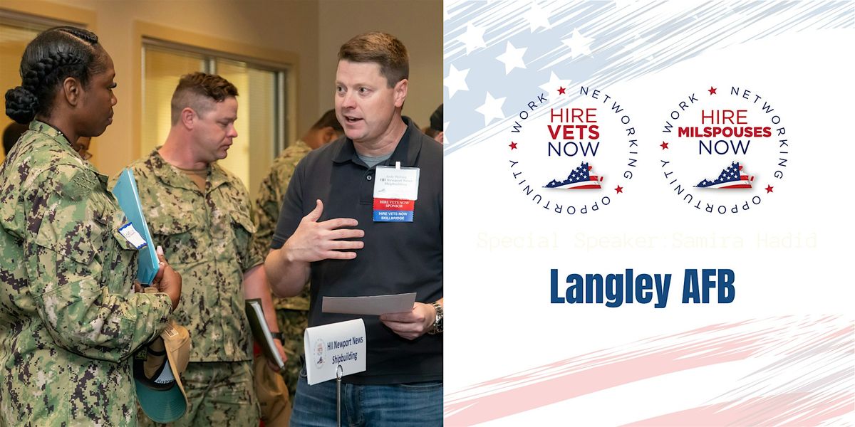 2025 HIRE VETS NOW - Langley AFB Registration