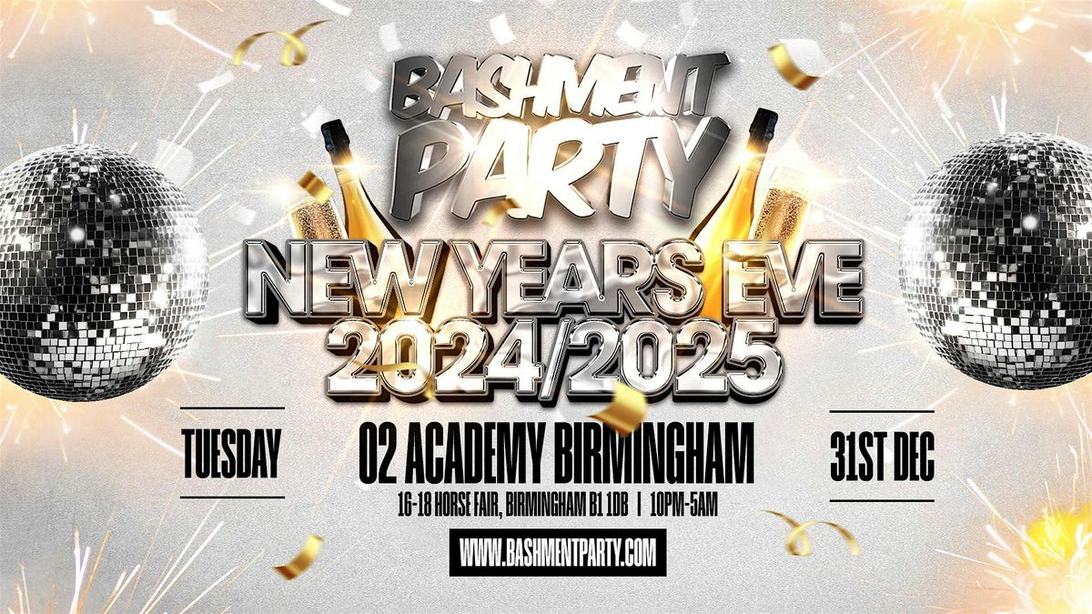 Bashment Party Birmingham - New Years Eve 2024\/2025